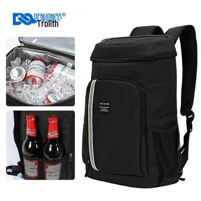 Isolierte Picknick- & Lunchtasche mit doppelten Schultergurten: Wasserdichter Eisbeutel mit großem Fassungsvermögen