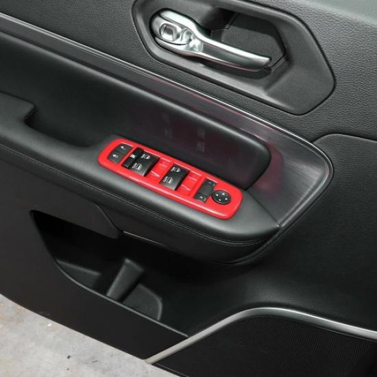 Interior Window Lift Trim Switch Button Panel Trim for Dodge Charger Durango 11+