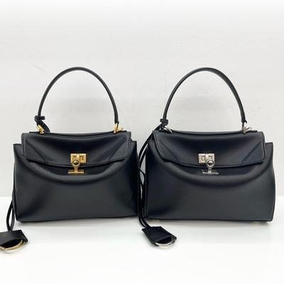 Cross Border Rodeo * Head Layer Cowhide Buckle Bag Genuine Leather Tote Bag Fashionable And Trendy Single Shoulder Crossbody Handbag For Women