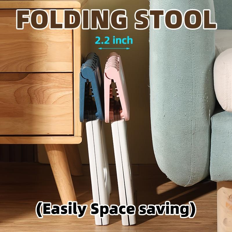 1pc portable and lightweight folding stool, high load-bearing capacity, suitable for outdoor camping and home use