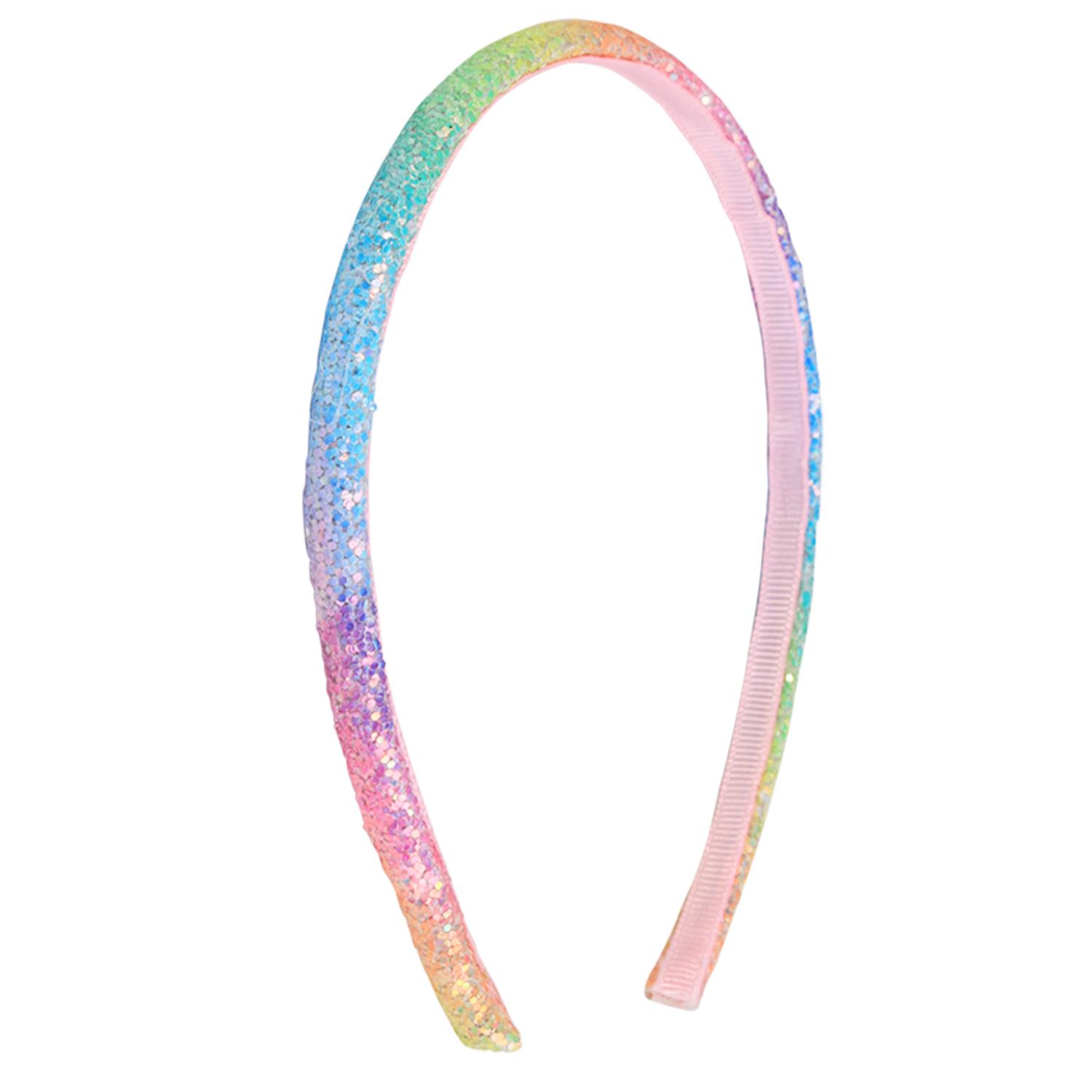 

1PC Cute Girls Headbands Glitter Sparkly Hairbands Rainbow Headbands for Kids Children Hair Accessories