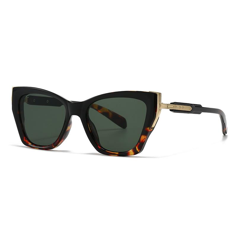 New Luxury Brand Designer Cat Eye Women's Sunglasses Vintage Black Leopard Sun Glasses UV400 Prescription Eyeglasses Frames