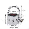 Stainless Steel Scrotum Bondage Ball Stretcher Pendant Penis Rings Erotic BDSM Metal Cock Ring Sex Toys for Men