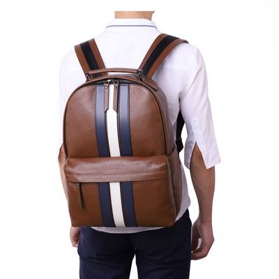 Genuine Leather Casual Men's Backpack Fashion Trend Large Capacity Men's Backpack Lightweight Commuter Top Layer Cowhide Men's Bag