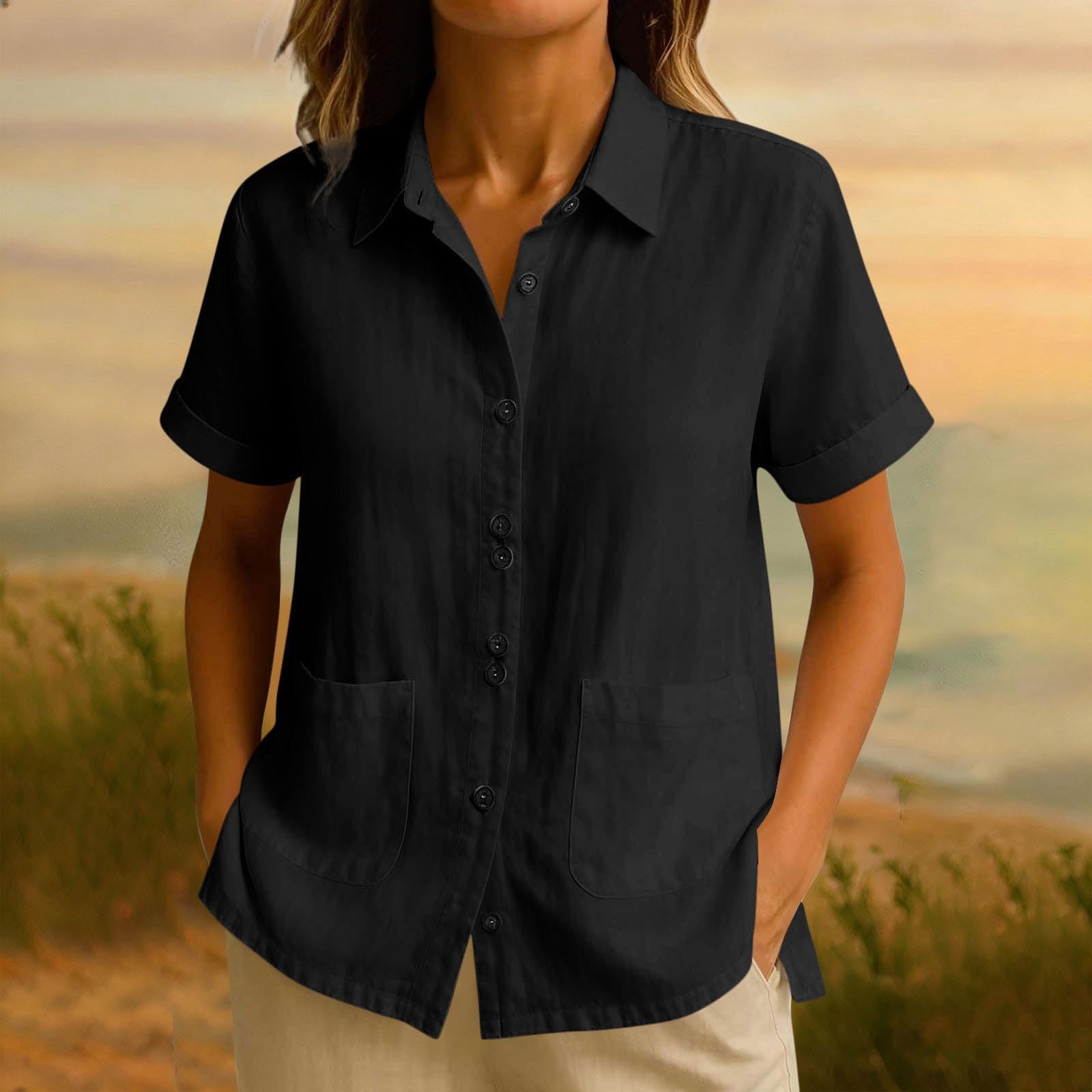 Модный повседневный женский однотонный топ L