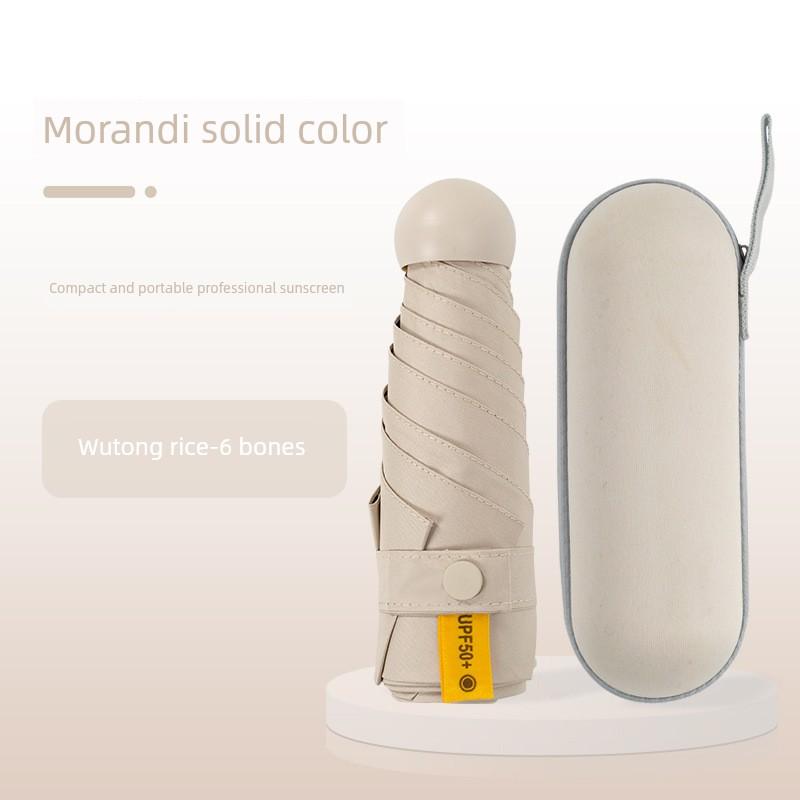Dual-Use Umbrella for Women, Sun Protection, Uv Protection, Pocket Umbrella, 40% off Flat Sun Umbrellas, Compact Sunshade Umbrella