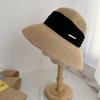 Hat Women's Summer Sunscreen Sun Hat Fisherman Straw Hat Bowler Hat Seaside Beach Hat Travel Breathable