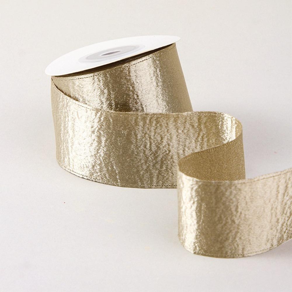 2.5cm 10 Yards Velvet Ribbon Single Sided Metallic Luster Glitter Ribbon Gloss Glitter Double Sided Chiffon Ribbon Hair Bows