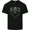 Three Skulls With Chains Heavy Metal Rock Music Kids T-Shirt Childrens