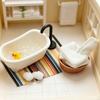 Miniature Dollhouse Bathroom Set BJD Dolls Realistic Sink Toilet Shower Scene Decor Accessory