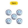 VW 2/5/10Pc 14mm Car Key Emblem Stickers Auto Control Key Logo Decals For Volkswagen VW GTI Golf Passat B6 Jetta Touran CADDY Rline EN1