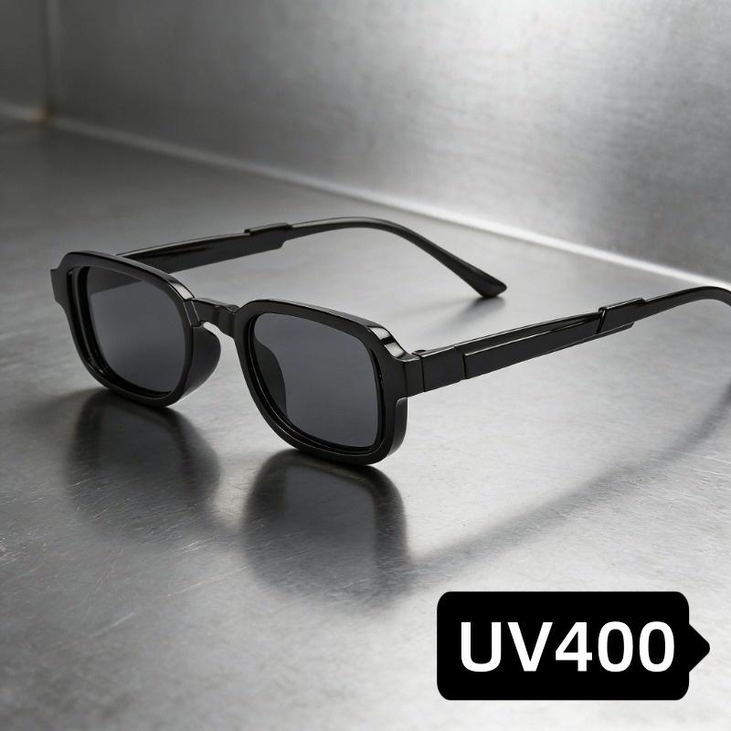 Classic Fashionable Square-Frame Sunglasses Unisex Trendy Street Style Shades Outdoor Sports Cycling UV-Protective Eyeglasses