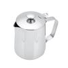 Stainless Steel Coffee Cup Mug Milk Frothing Pitcher Jug with Lid for Latte Coffee Art