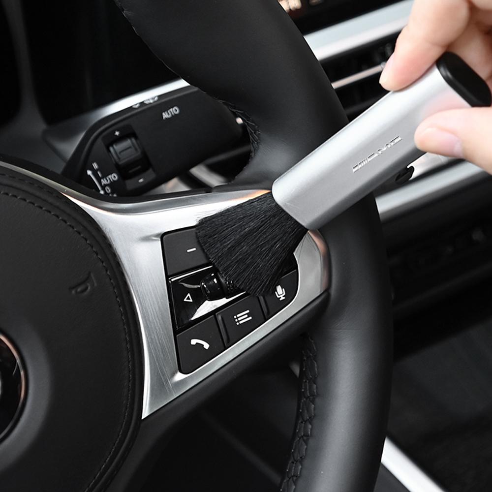 ECGP7 Car ABS Retractable Cleaning Brush Car Air Outlet Dust Cleaning Soft Brush For Mercedes Benz W204 W205 W212 W213 W221 W177 W246