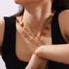 Elegant Chinese-Style Agate & Titanium Steel Beaded Jewelry Set