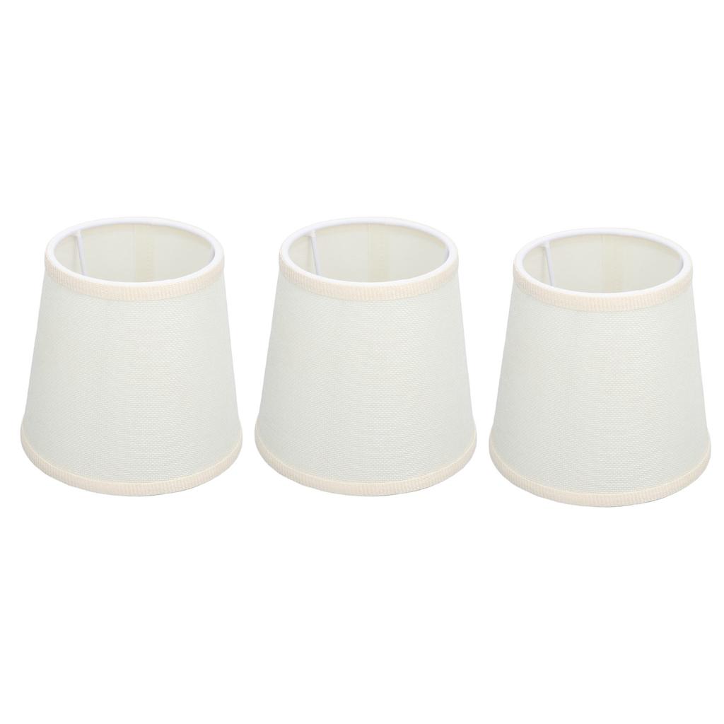 3Pcs Table Lampshade Hand Crafted High Transmittance Soft Cloth Highly Durable Safe Design Small