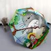 1pz Totoro, Ombrello di Alta Qualità a Tema Foresta, Ombrello ad Apertura e Chiusura Automatica, Ombrello Multifunzionale G0811097