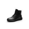 2025 autumn and winter soft-soled women's new British Martin boots casual flat-bottomed velvet retro cotton boots versatile short boots