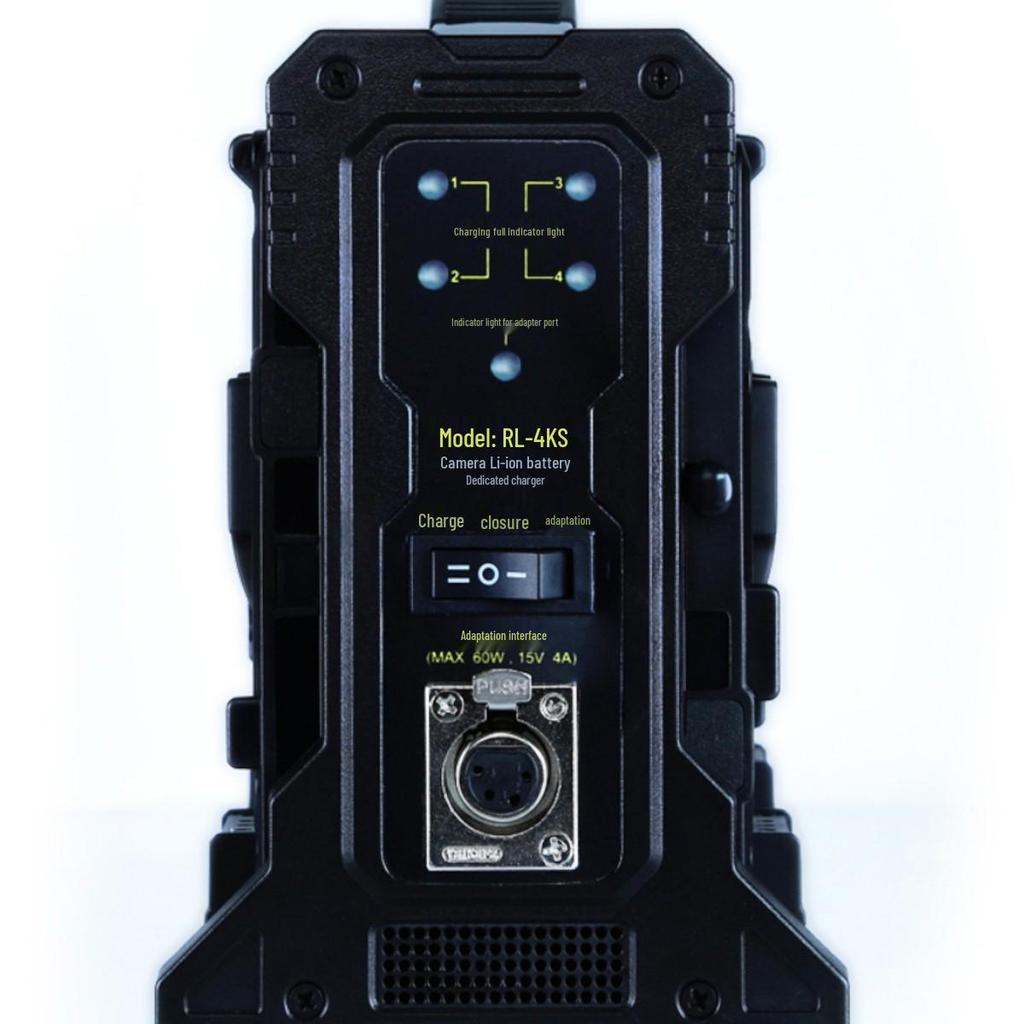 Yingchen RL-4KS V-Port Battery Charger: Simultaneous Independent Charging for Smart Anton Cameras