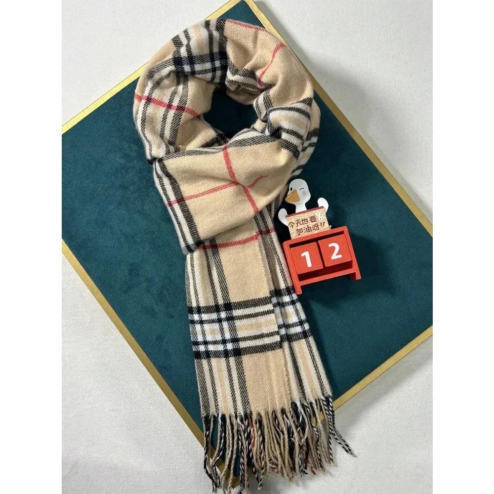 Cashmere Warm Scarf For Women Design Winter Men Shawl Wrap Pashmina Plaid Female Bufanda Echarpe Foulard
