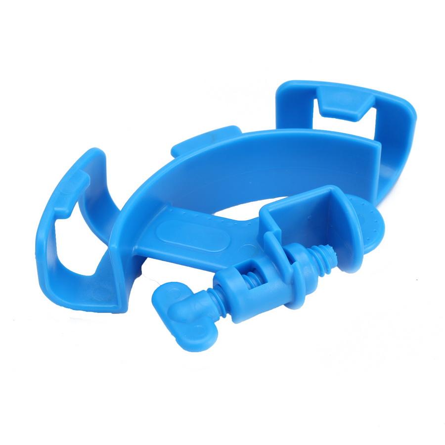 Niebieski Uchwyt na Wąż Plastikowy Klips do Rury Wodnej Filtrowania Akwariowego Klips do Rurki Filtr Akwariowy Klips Mocujący Pompkę Czyszczącą Narzędzie Akwariowe