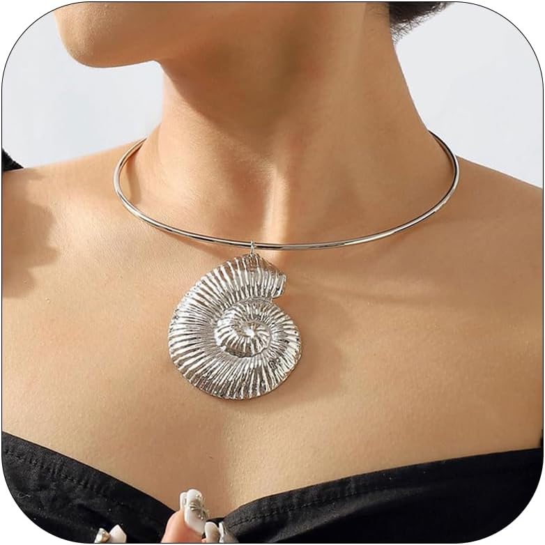 Choice of All Shell Necklace for Women Ocean Jewelry Seashell Starfish Beaded Choker Necklaces Beach Vacation Essentials Holiday Jewelry Fashion