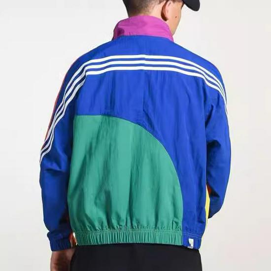2026 Spring Korean Men's Long-Sleeve Loose Stitching Jacket - Trendy Student Style