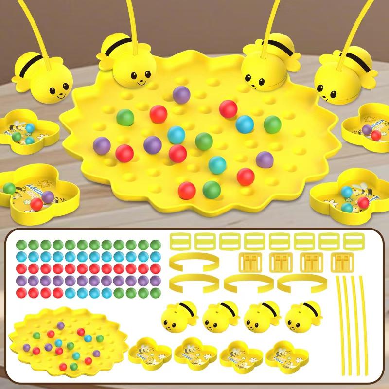 Bumblebee catch game, interactive board game, family party toy. Educational early education board game toys