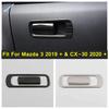For Mazda 3 + & CX-30 - 2025 Auto Copilot Glove Storage Box Handle Sequ Decor Frame Cover Trim Interior Accessories