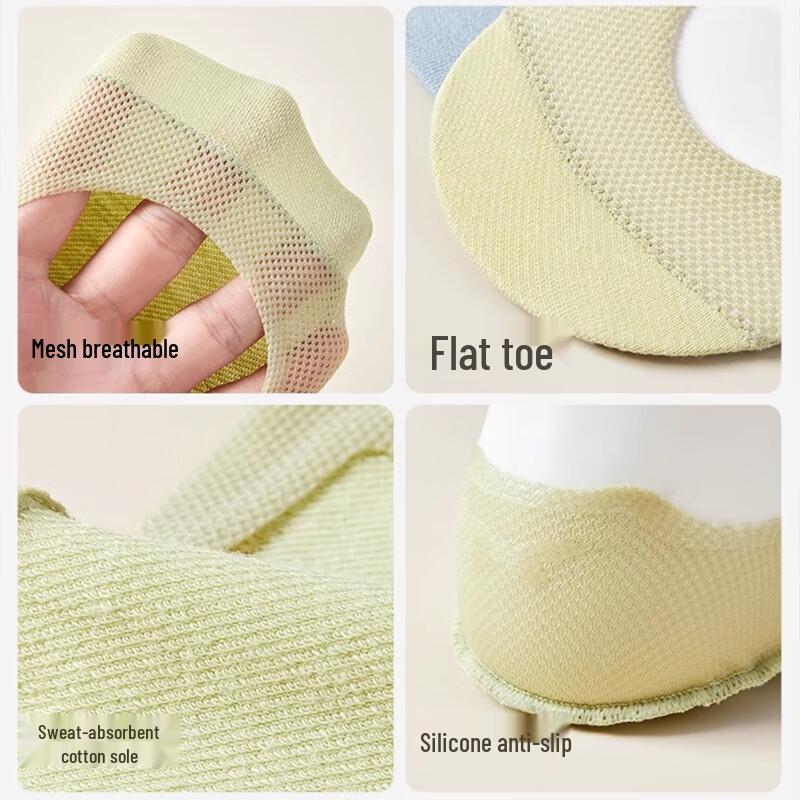Langsha Women's Breathable No-Show Socks