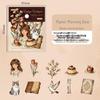 Retro Whispers Sticker Set: Vintage Illustration Journal & Collage Paper