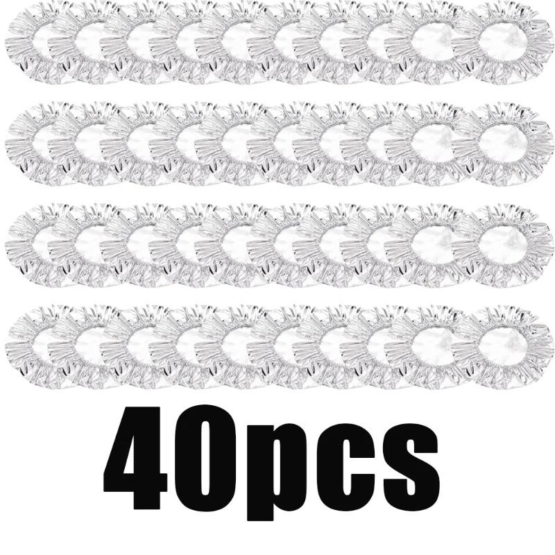 10-60pcs Reusable Aluminum Foil Bowl Cover Heat Insulation And Heat Preservation Food Grade Oven Takeaway Picnic