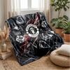 Manchester United Theme Blanket Soft Flannel Blanket Plush Throw Blanket Cozy Sofa Bed Blanket for Home Decor