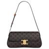 Celine Lola Triomphe Canvas And Calfskin Adjustable Shoulder Bag Women Shoulder Bag Brown 115532FN1-04LU