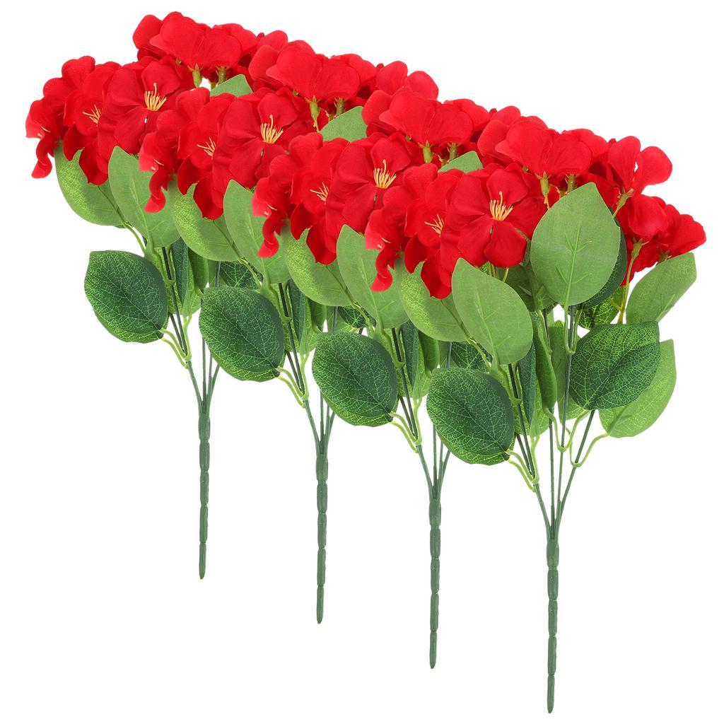 4pcs Silk Clothchinese Crabapple Bunches Arrangement Flower Bunches for Vase Artificial Crabapple Flowers