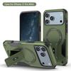 For Magsafe Stand Invisible Hard Protective Phone Case for IPhone 17Air 17 Pro Max 16 15 14 Plus 13 12 Pro Max Magnetic Cover
