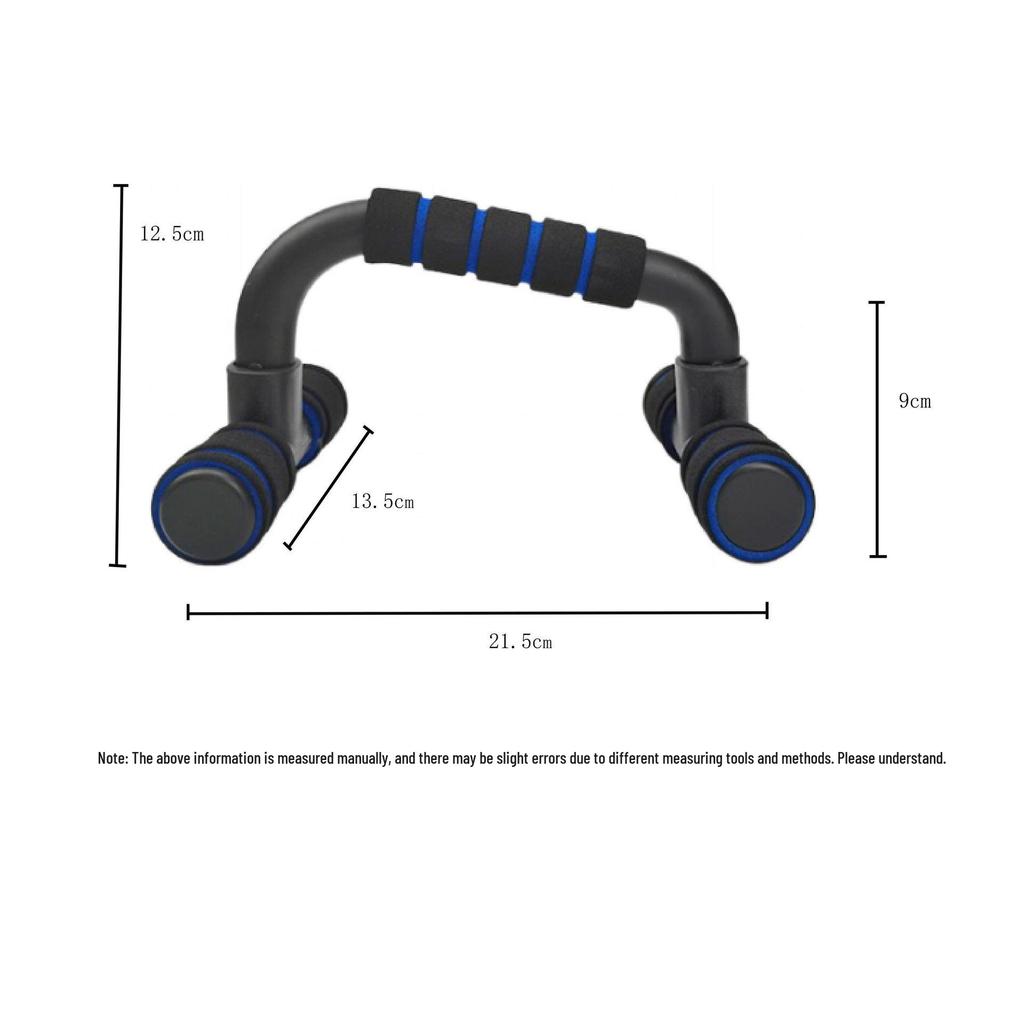 H-shaped Push-up Stand for Arm, Ab, and Chest Muscle Fitness - Indoor Exercise Equipment