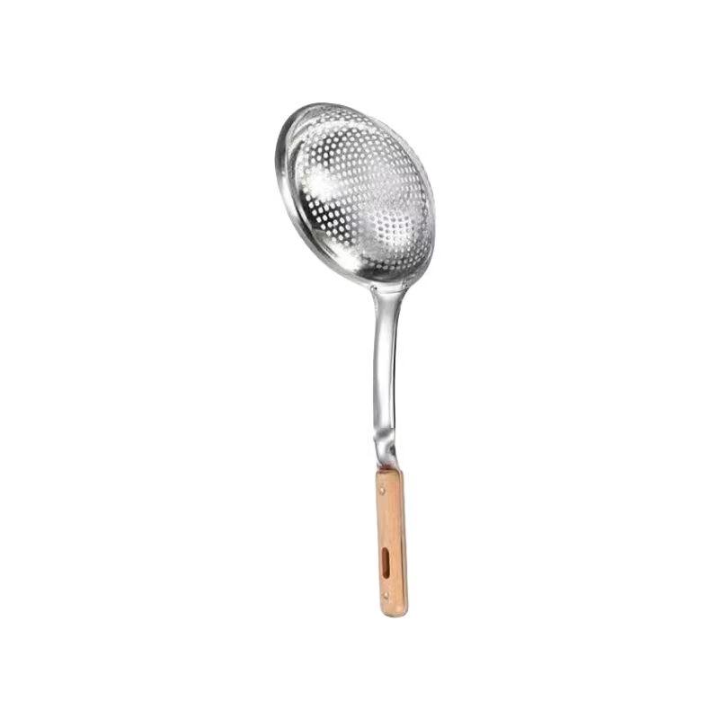 304 Stainless Steel Skimmer with Wooden Handle