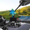 2Pcs Wind Powered Motorcycle Handlebar Windmill Colorful Bicycle Helmet Decorations  Small Scooter