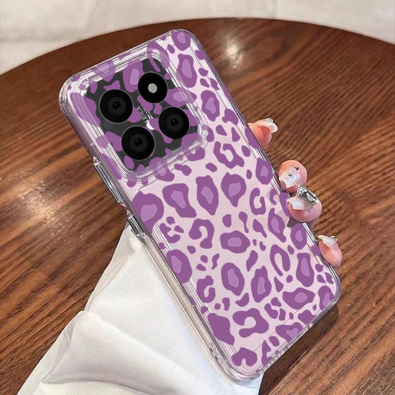 Leopard Print Phone Case For Xiaomi Redmi Note 15 Pro 4G Funda Redmi Note 14 13 Pro 5G Clear TPU Silicone Soft Cover