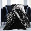 Lady Singer Rock Album Gagas Blankets Flannel Textile Decor Y2K Tour Multifunction Soft Throw Blanket for Bedding Throws