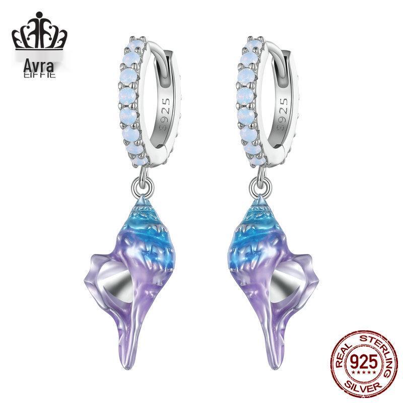 

Everjoy Серьги-каффы из стерлингового серебра с опалом в виде морской раковины BSE841 BSE841 серебряный