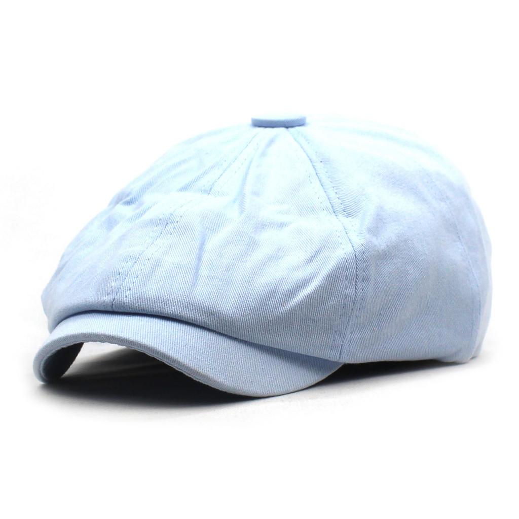 

Classic Cotton Beret Hat For Men And Women With Sun Protection And Breathability синий