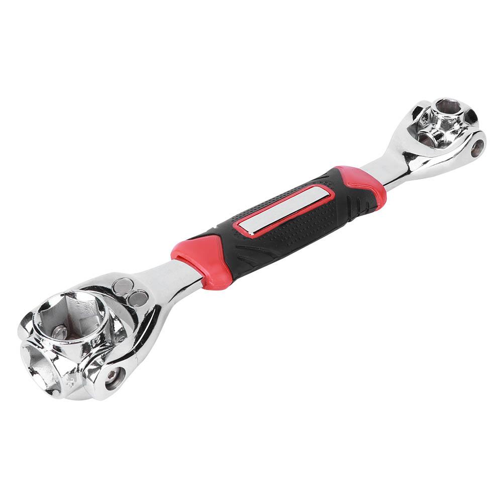 8 In 1 Socket Wrench Rotatable MultiFuntion Reparing Hand Tools with Magnet 821