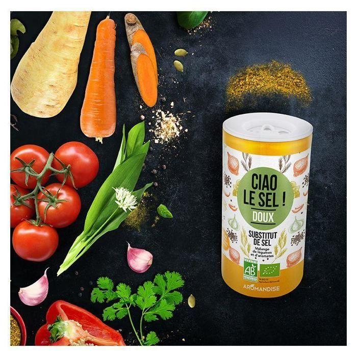 Salt Substitute - Aromandise - Ciao the Sweet Salt - 70g - Spice Mix - Umami Flavor