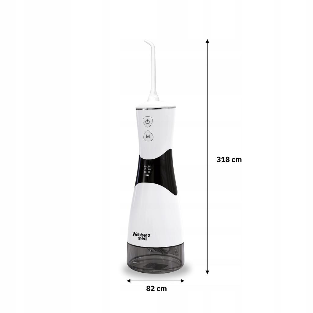 Webber Cordless Dental Irrigator Powerful 5 Nozzles 5 Modes
