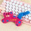 Multipurpose Lovely Cartoon Cats Sturdy Plush Keychain Charm Pendnat Fashion Statement for Keys or Phones Decoration