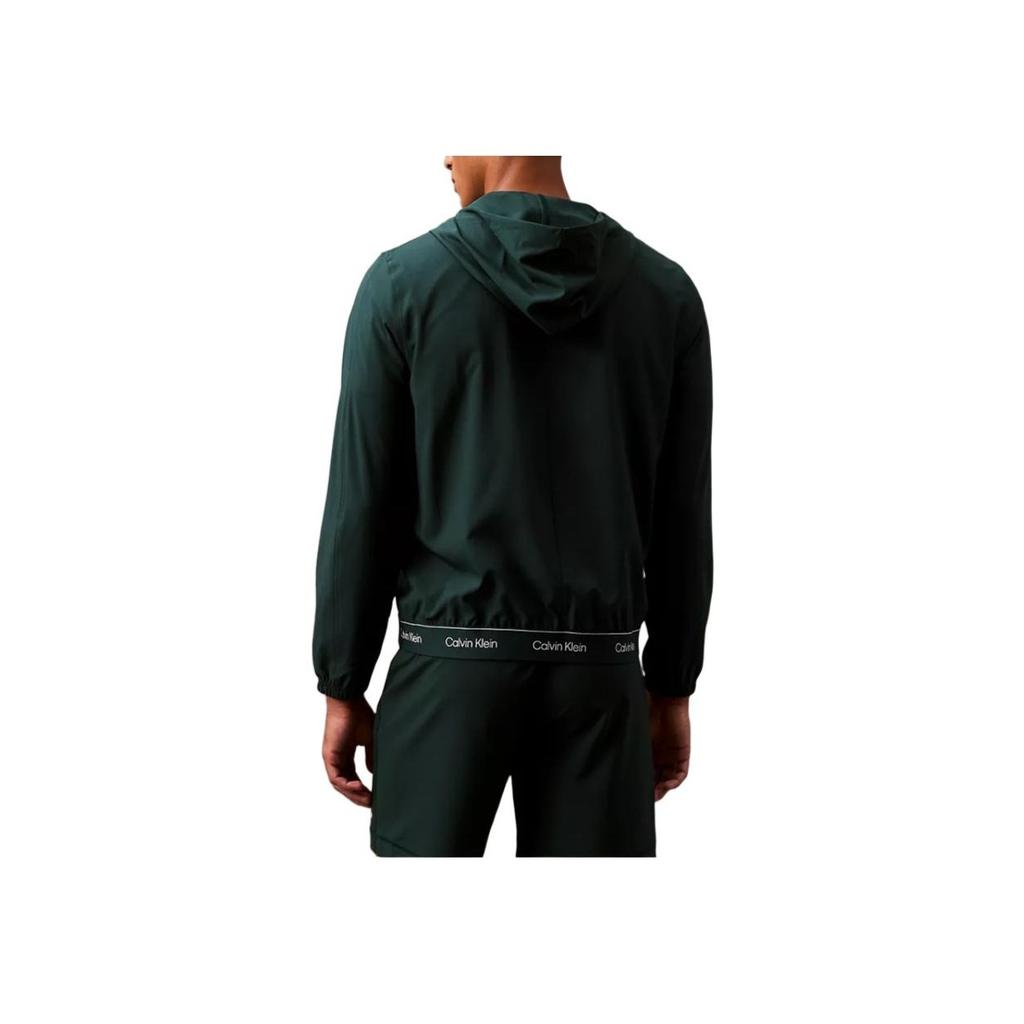 Calvin Klein Minimalist Comfortable Versatile Casual Hooded Zip Jacket Men Jackets Green 403F525-301
