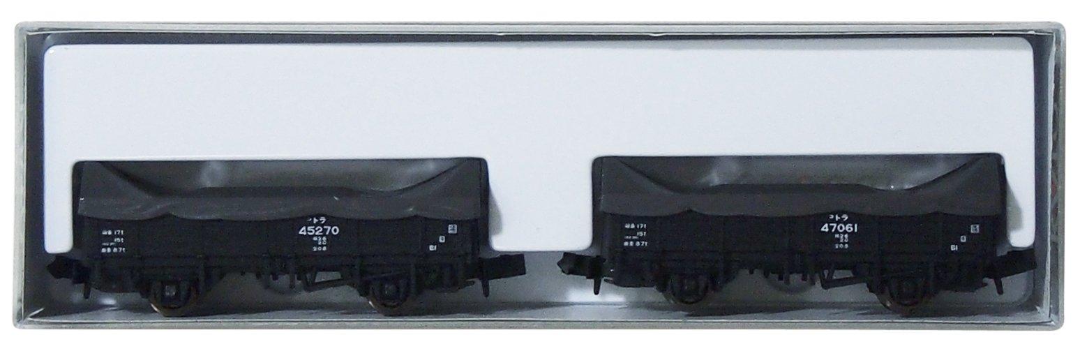 

KATO N Gauge Tora 45000 with Model Railroad Freight Car Cargo, 2-Car Set, 8027-1,