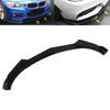 Front Bumper Lip Spoiler 4 Parts Form   Modification Aggressive Decoration